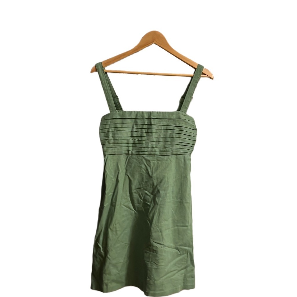 Women’s New Abercrombie and Fitch Green Skort Linen Cotton Blend Size ST